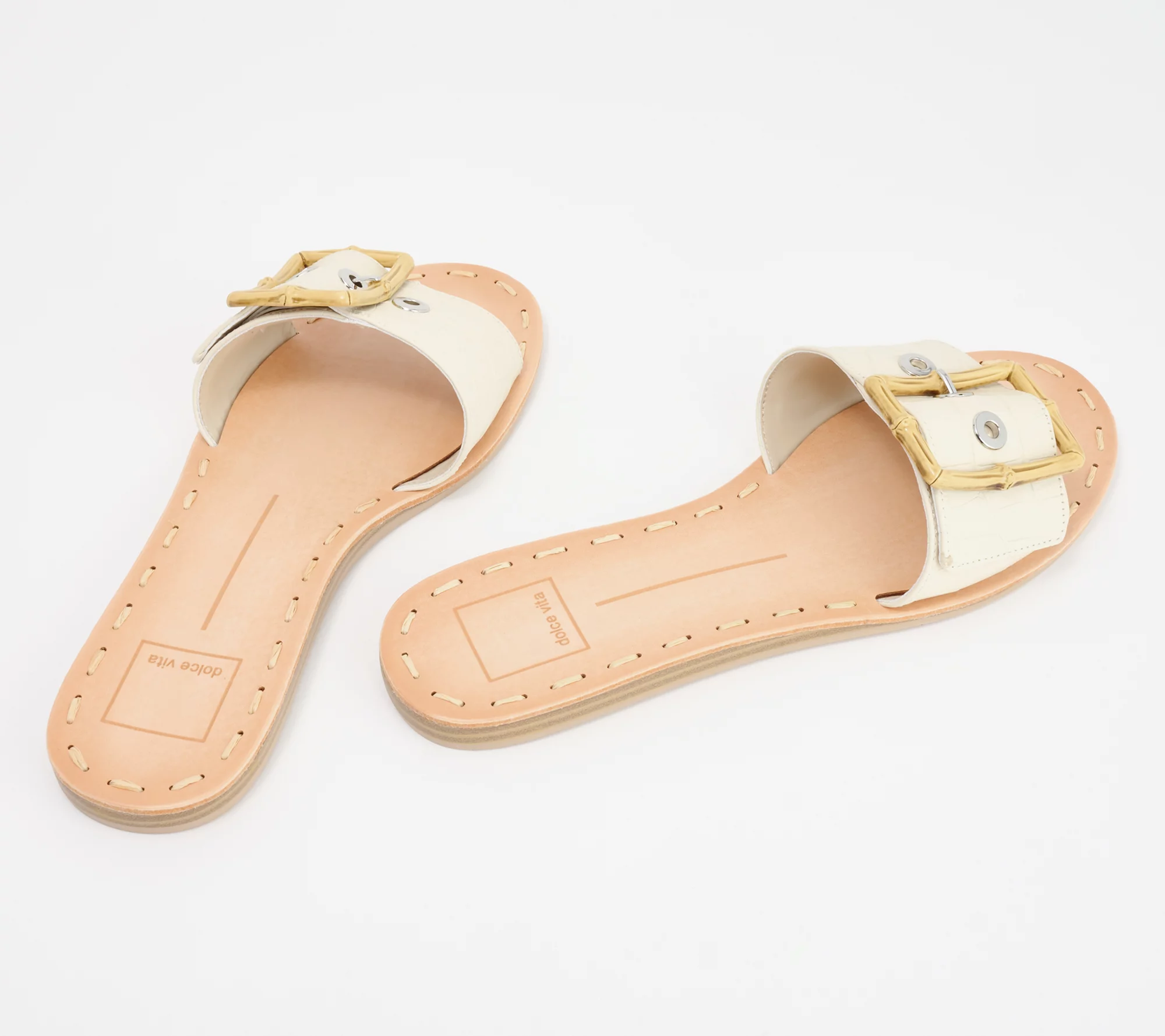 "As Is" Dolce Vita Buckle Slide Sandals- Dasa