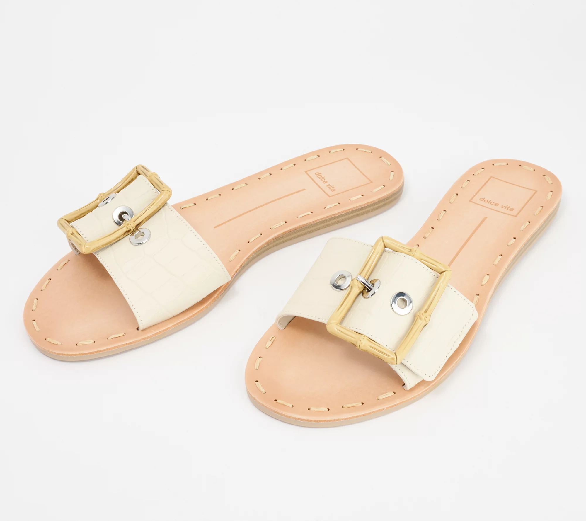 "As Is" Dolce Vita Buckle Slide Sandals- Dasa