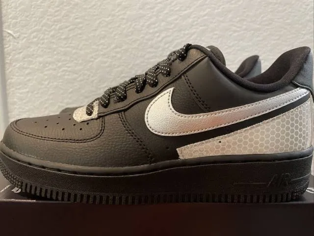 3m x nike air force 1 low black