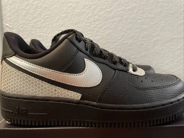 3m x nike air force 1 low black