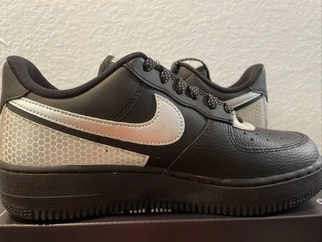 3m x nike air force 1 low black