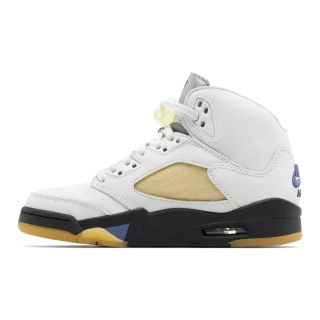 A ma maniere x nike women's air jordan 5 retro (dawn/ grey/ photon dust/ black/ diffused blue/ pale