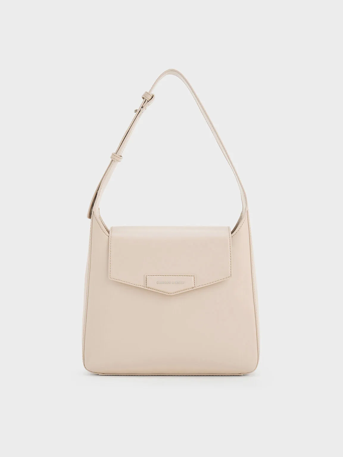 Adelie Envelope Hobo Bag - Oat