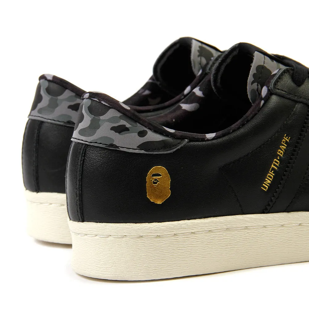 Adidas Superstar 80v UNDFTD X BAPE (Black/Black-White)