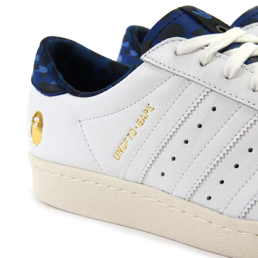 Adidas Superstar 80v UNDFTD X BAPE (White/White)