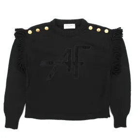 Alberta Ferretti Black Pullover For Teen And Girl