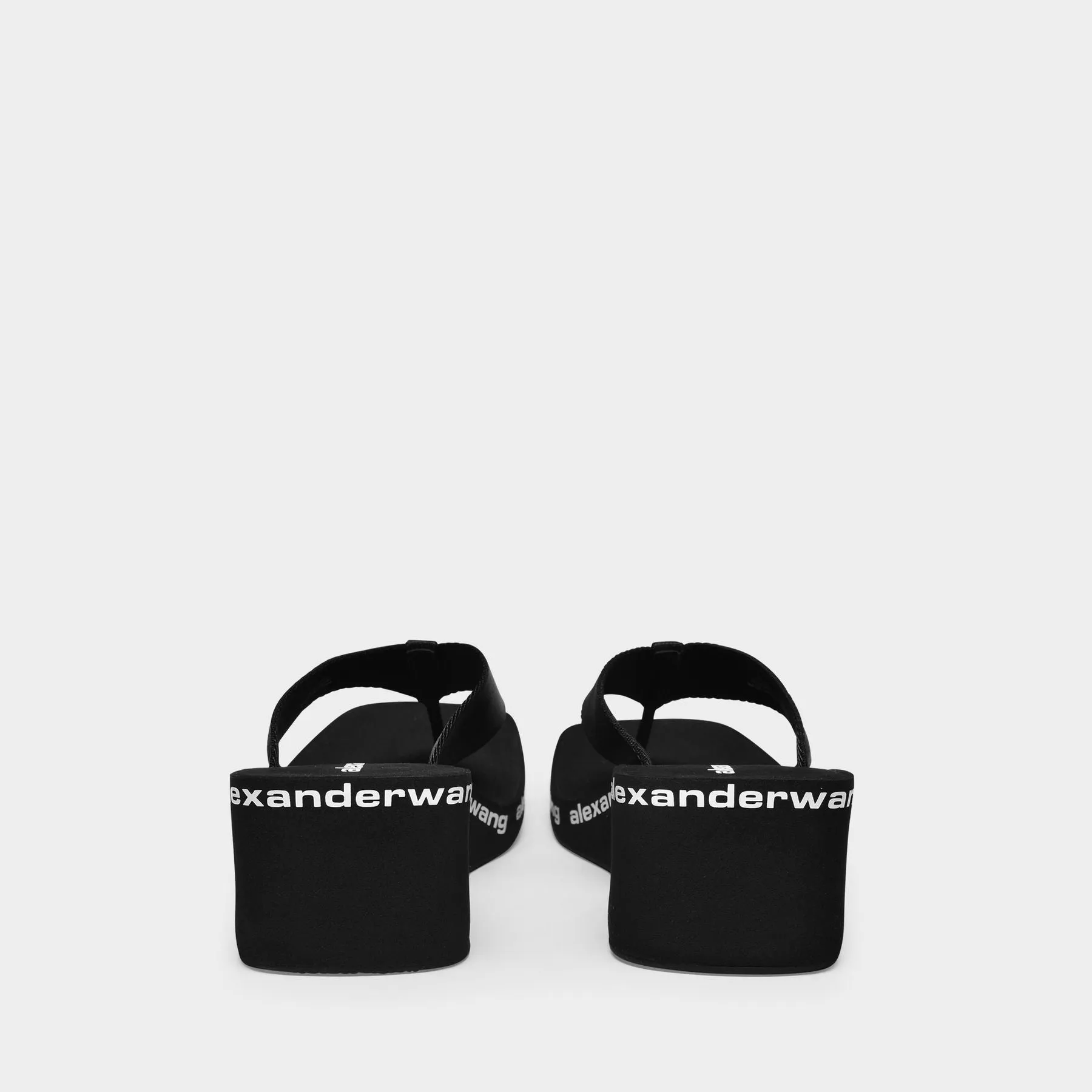 Alexander Wang  Aw Wedge 70 Sandals - Alexander Wang -  Black - Nylon