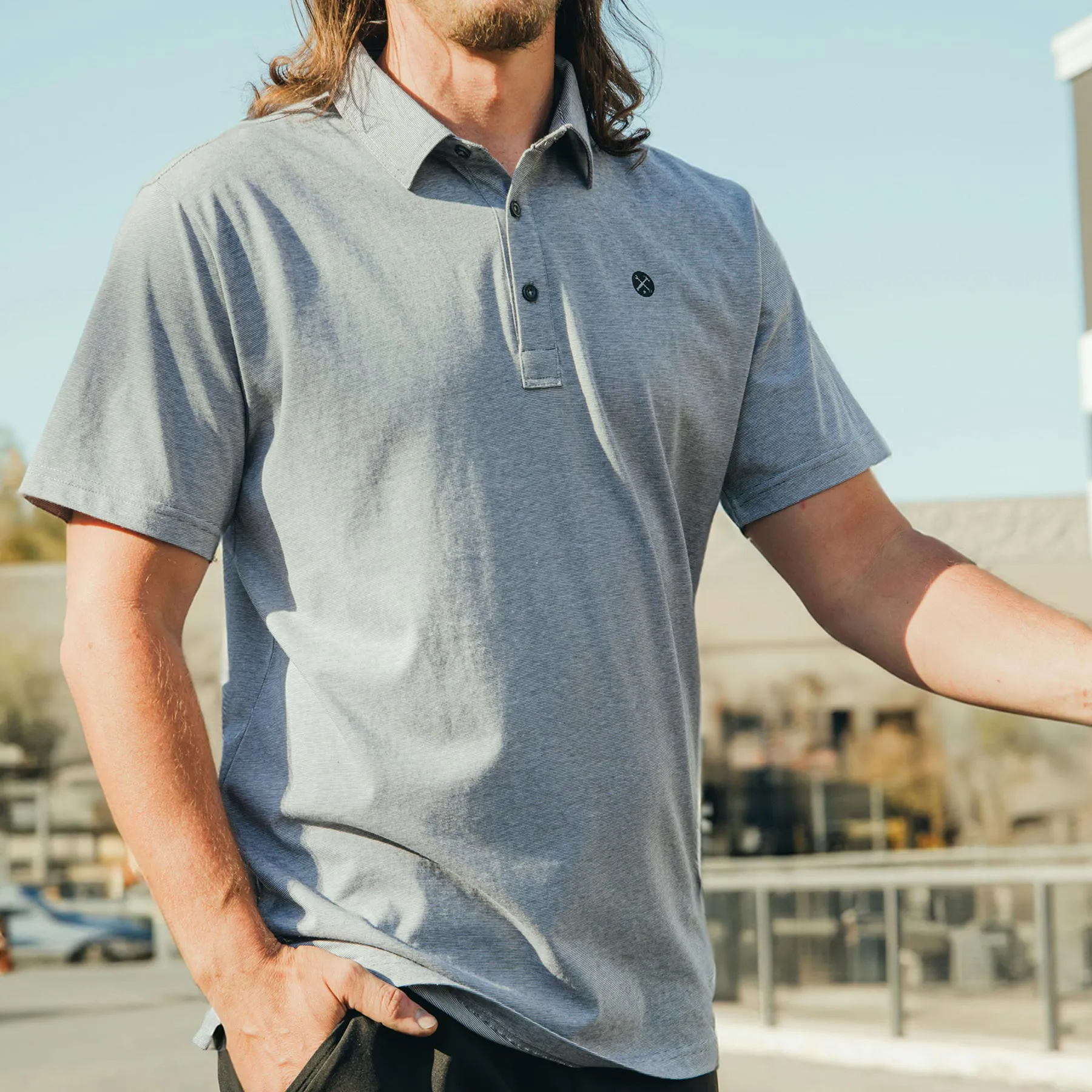 Athletic Premium Polo - Charcoal