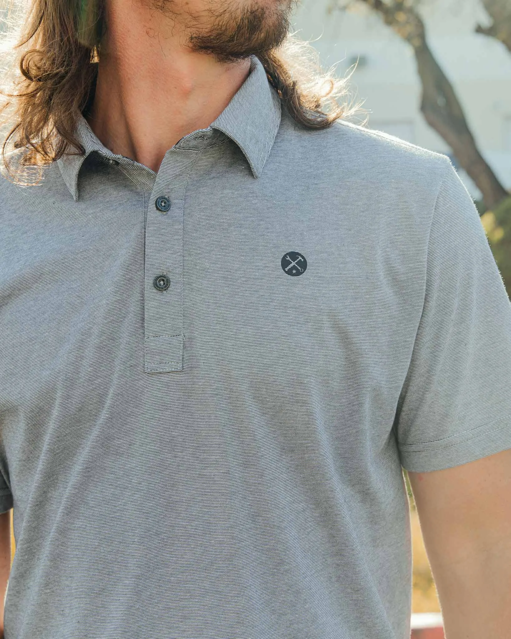 Athletic Premium Polo - Charcoal