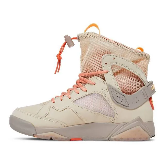 Bephie's beauty supply x nike women's air jordan 7 retro (tan brown/ sanddrift/ malt/ turf orange/ p