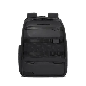 BIG LEATHER BACKPACK Unisex Black 