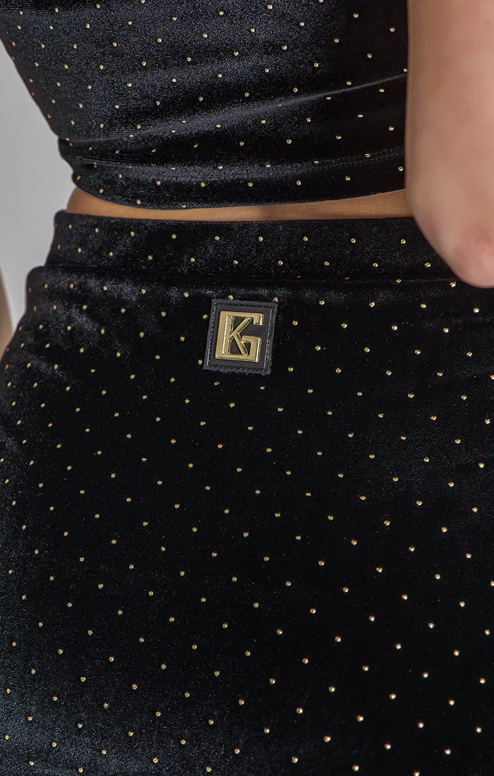 Black GK25 Studded Skirt