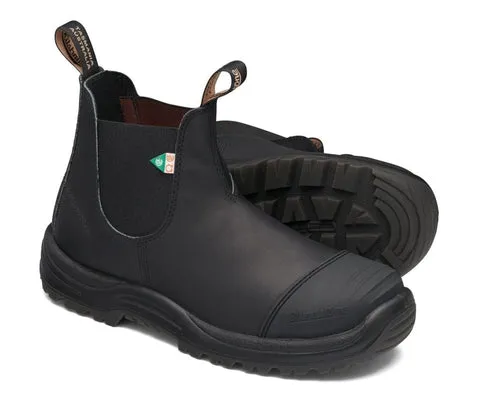 Blundstone Unisex Work & Safety Boot Rubber Toe Cap 168 -  Black