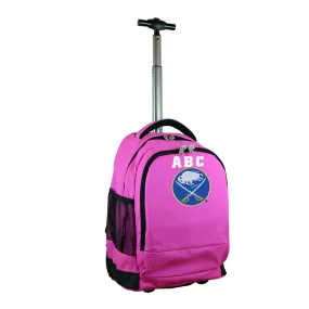 Buffalo Sabres MOJO Pink 19'' Personalized Premium Wheeled Backpack