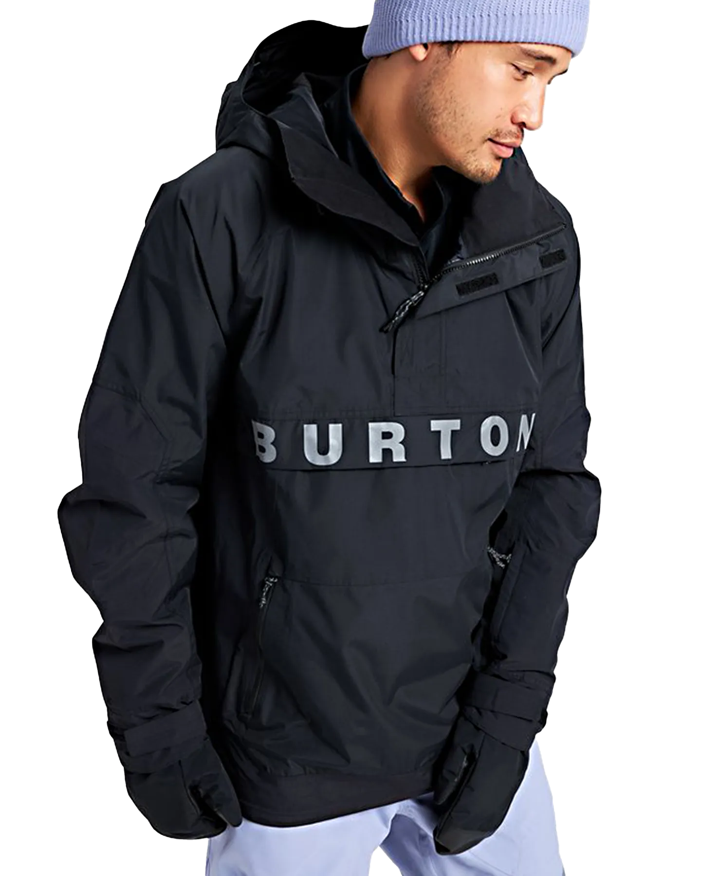 Burton Men's Frostner 2L Anorak Snow Jacket - True Black