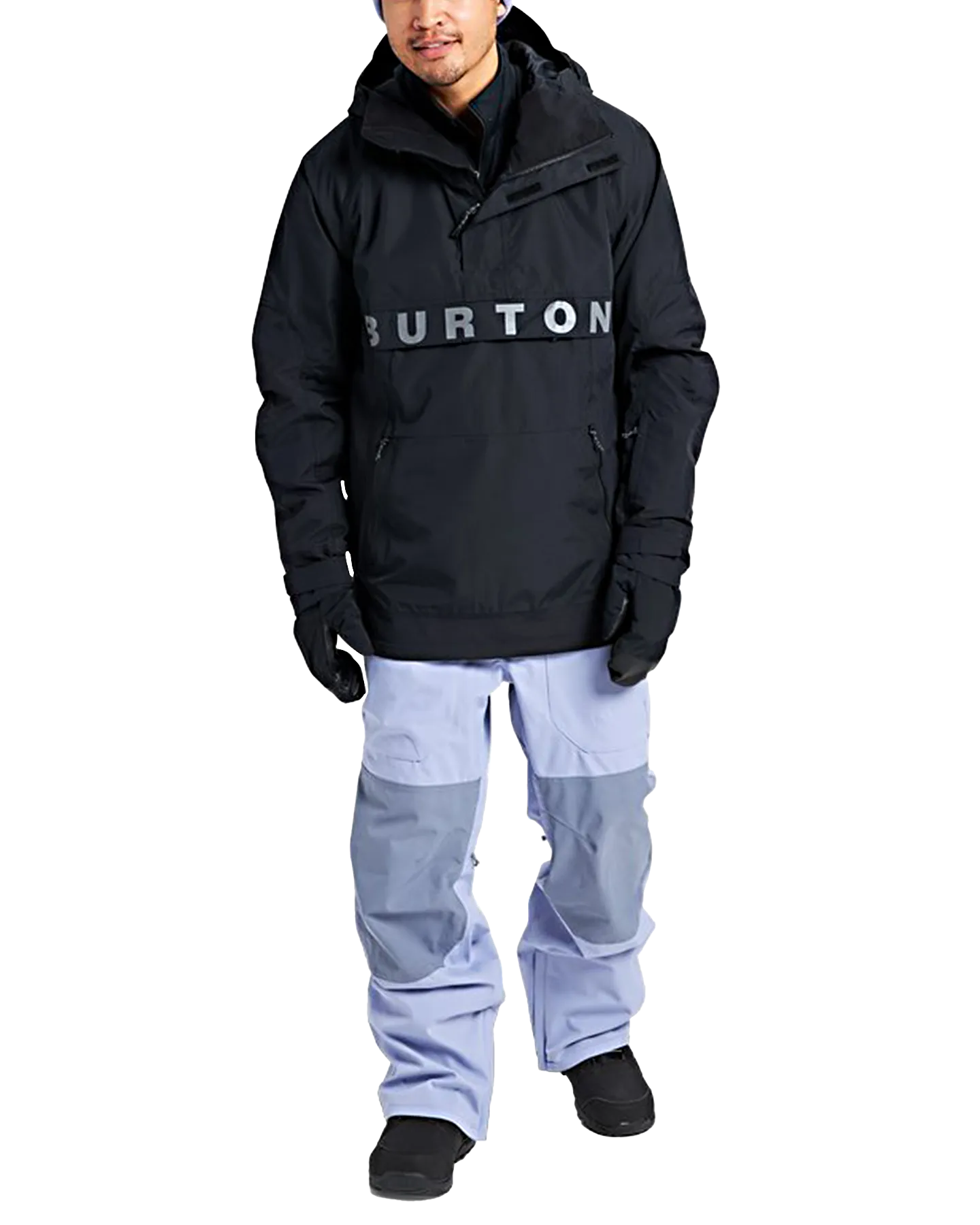 Burton Men's Frostner 2L Anorak Snow Jacket - True Black