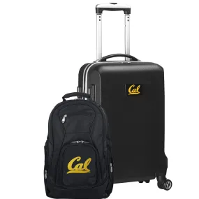 Cal Bears Deluxe 2-Piece Backpack and Carry-On Set - Black