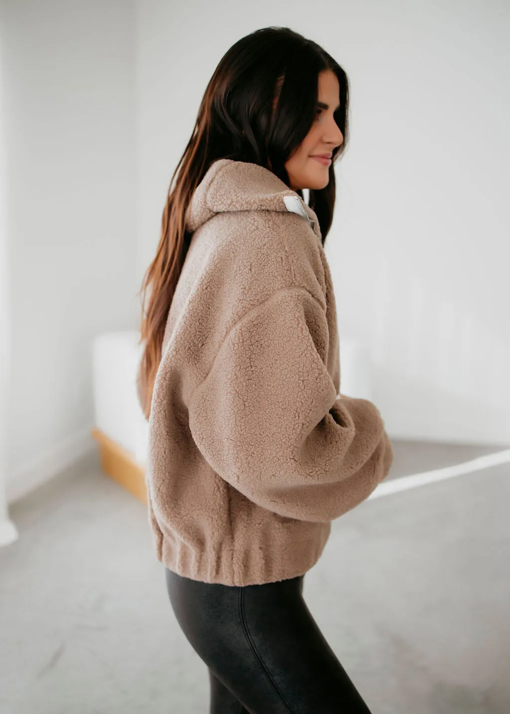 Callie Half Zip Sherpa Pullover