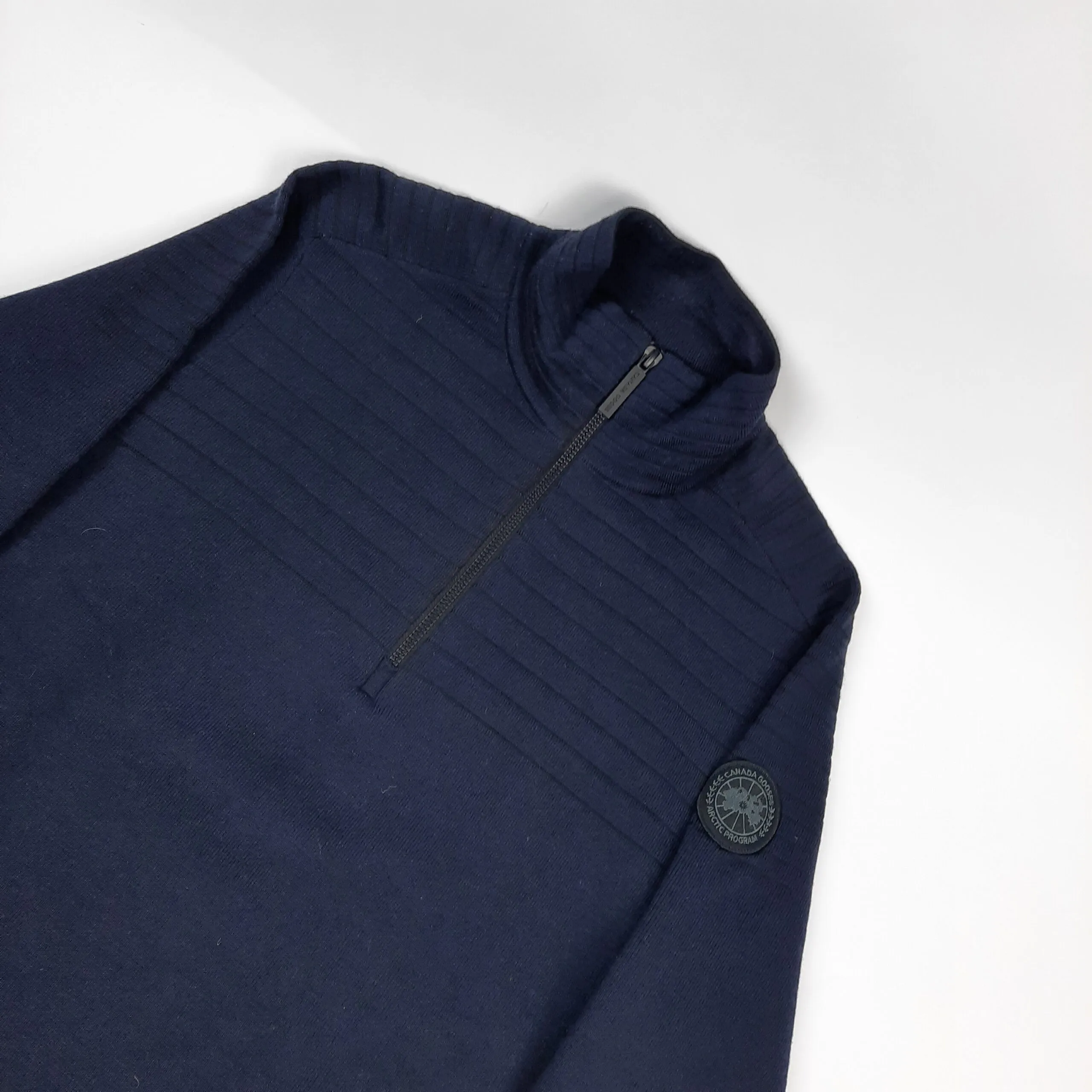 Canada Goose Black Label Clarke 1/4 Zip Knit - Authentic Luxury Designer