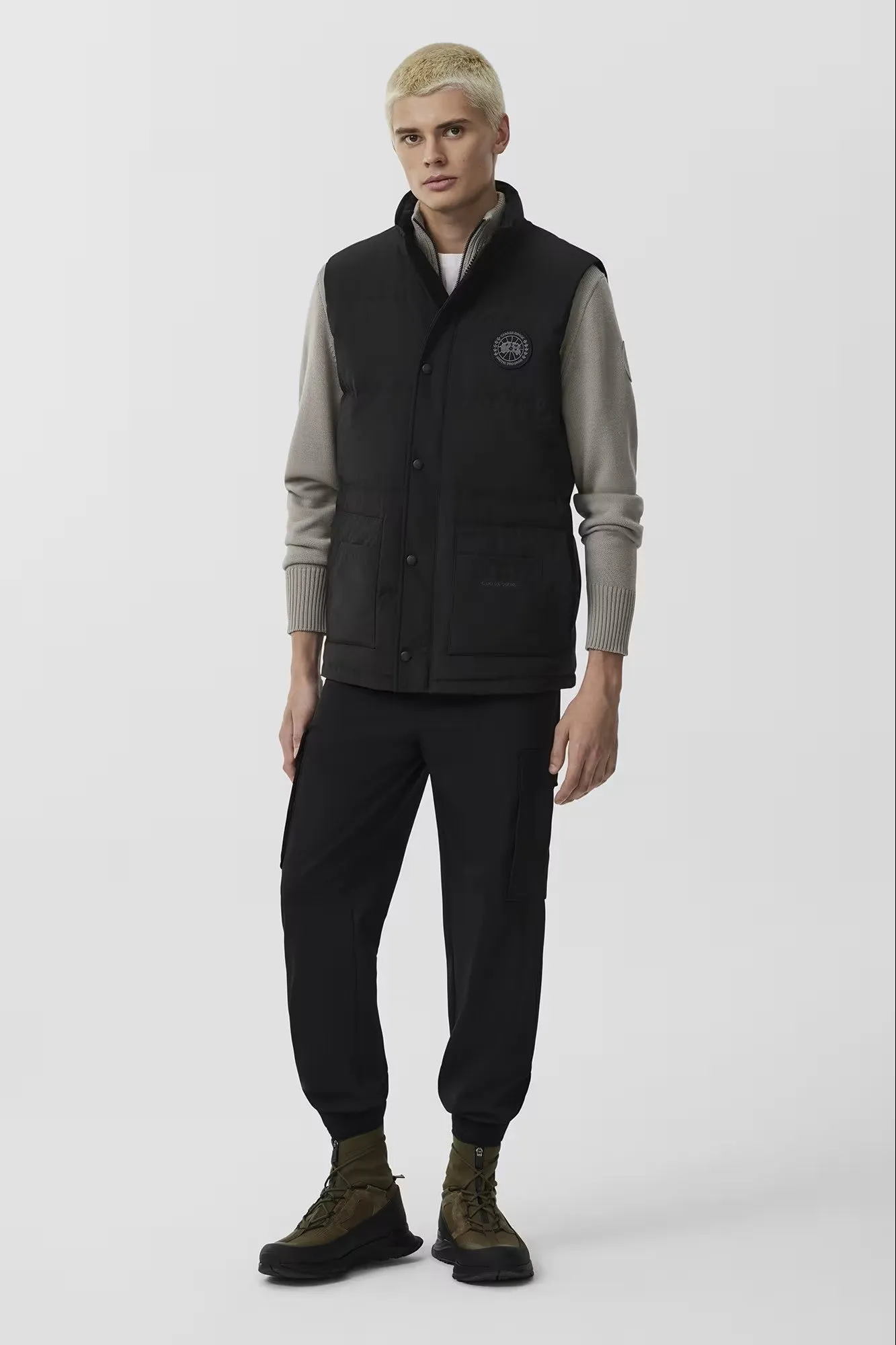 CANADA GOOSE - Men Black Label Freestyle Crew Vest