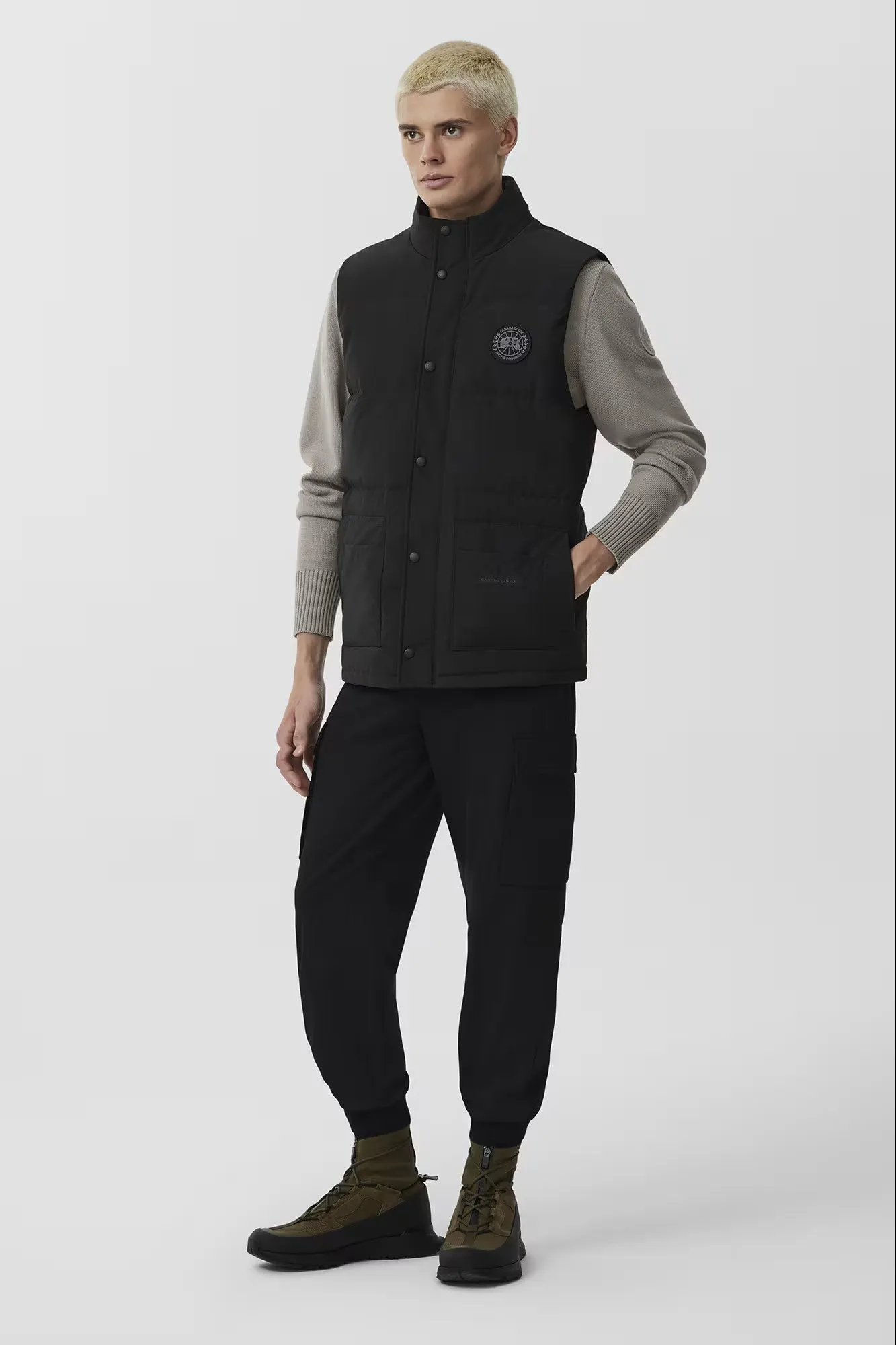 CANADA GOOSE - Men Black Label Freestyle Crew Vest