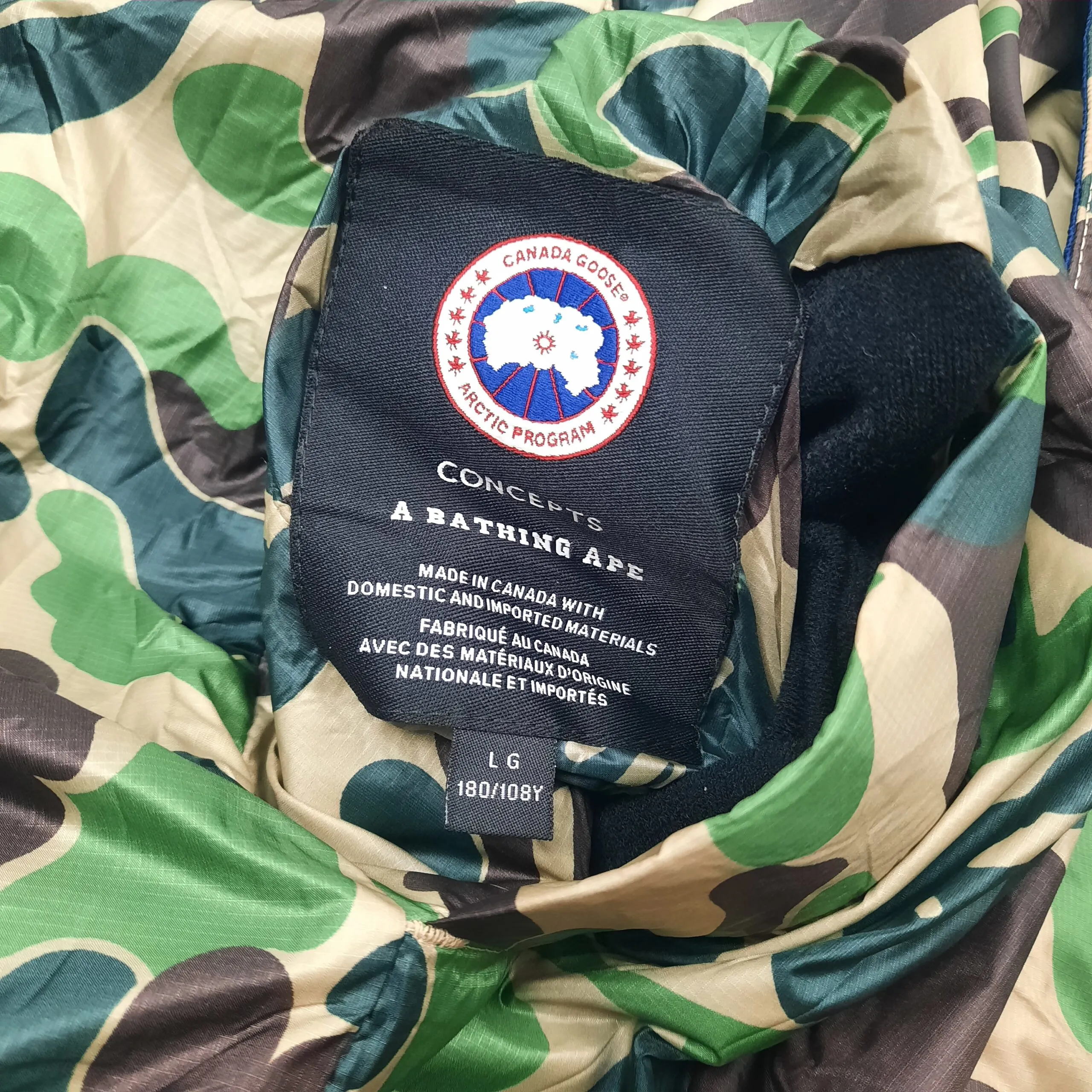 Canada Goose x BAPE Crofton Shark Jacket - Authentic Luxury Designer