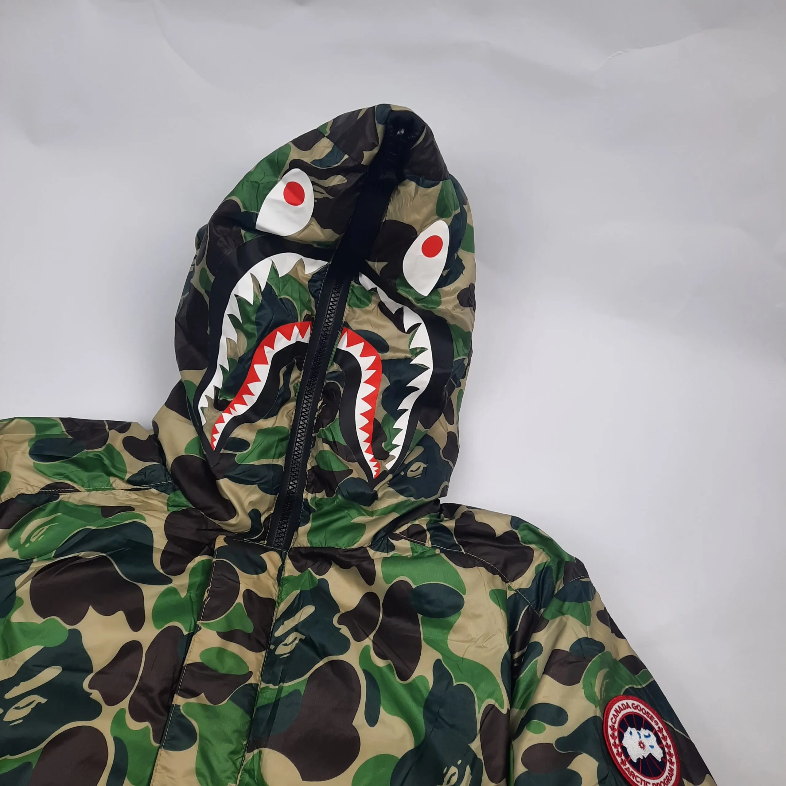 Canada Goose x BAPE Crofton Shark Jacket - Authentic Luxury Designer