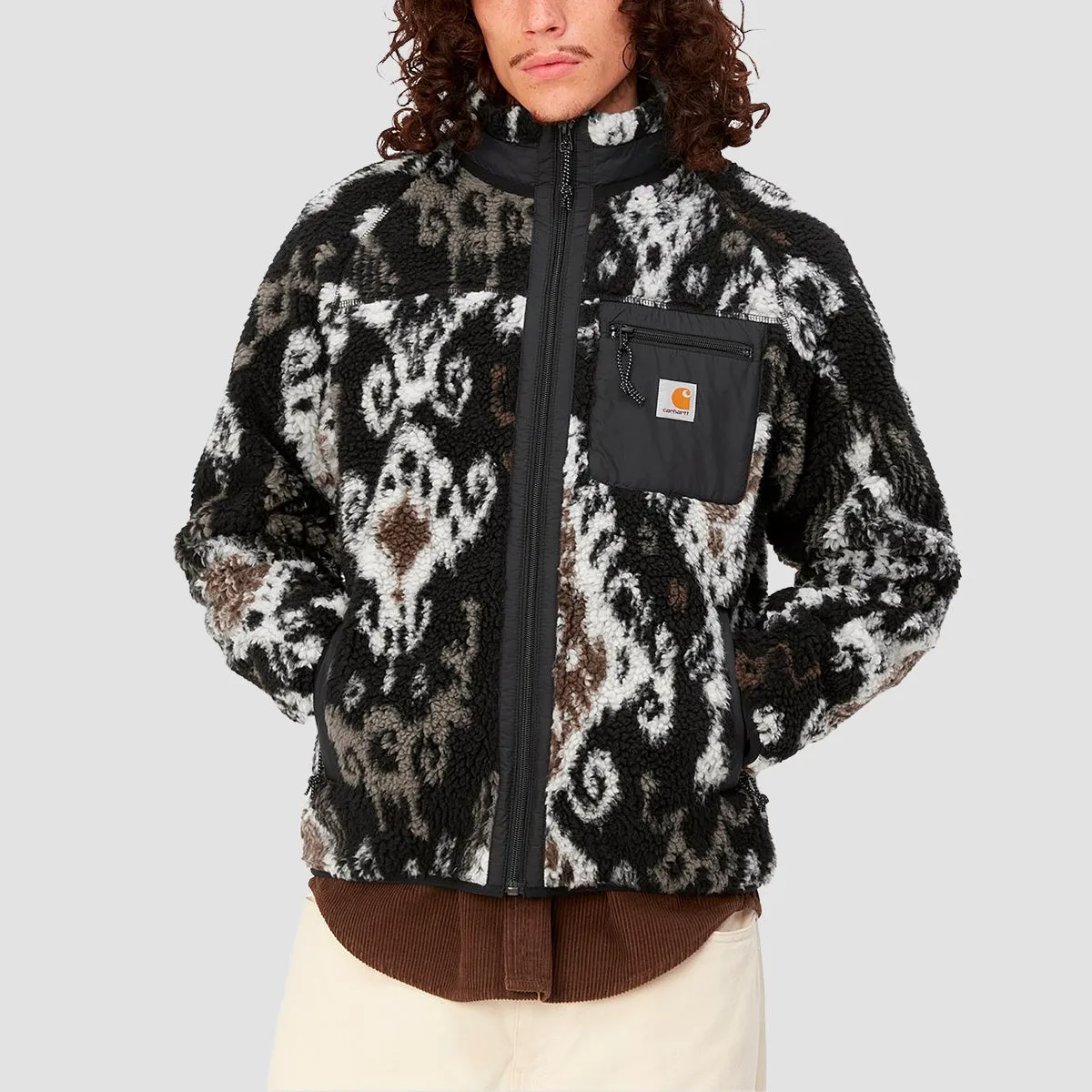 Carhartt WIP Prentis Liner Jacket Baru Jacquard/Black/Black