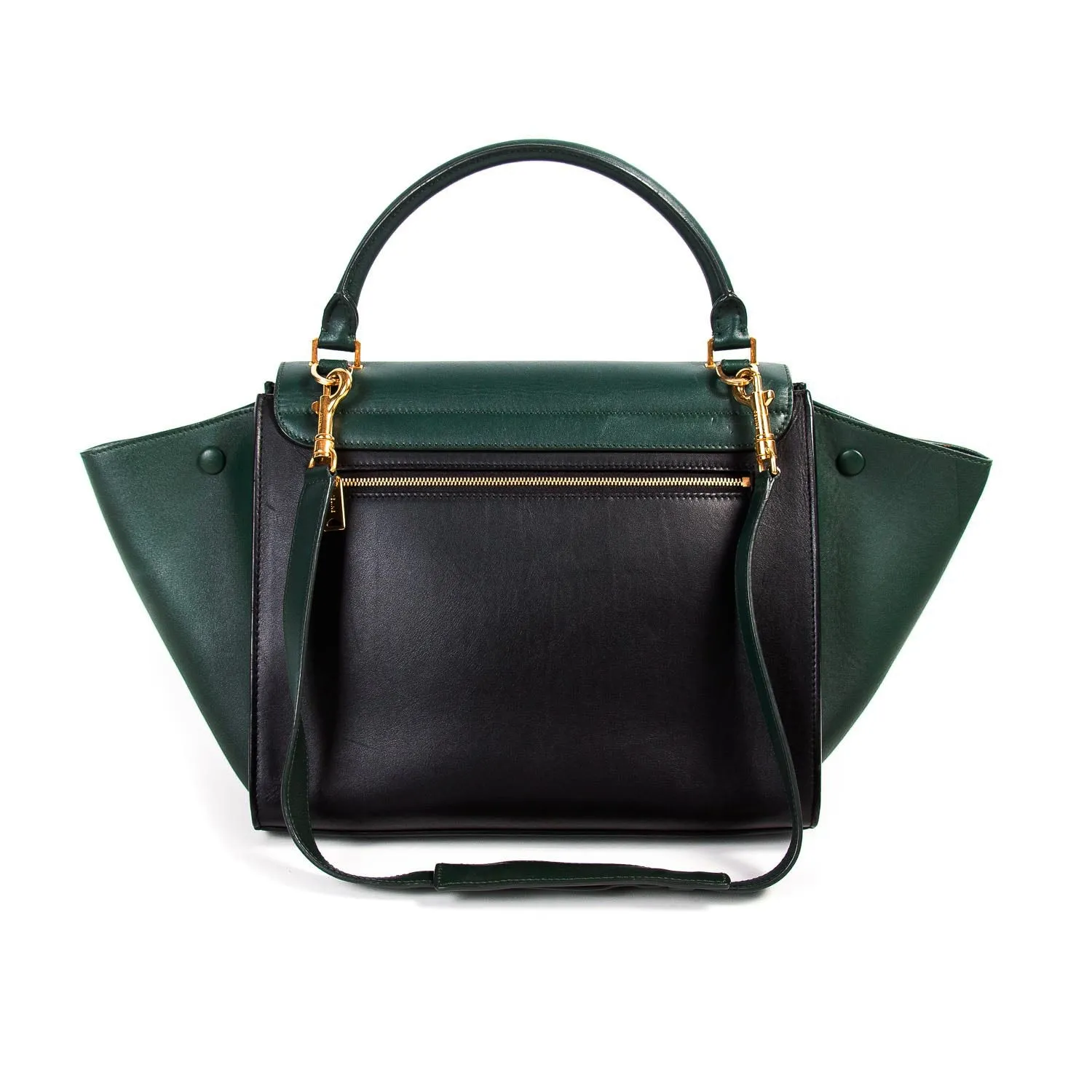 Celine Bi-Color Medium Trapeze Bag