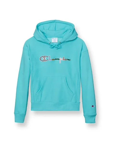 Champion Reverse Weave Hoodie Aqua Light