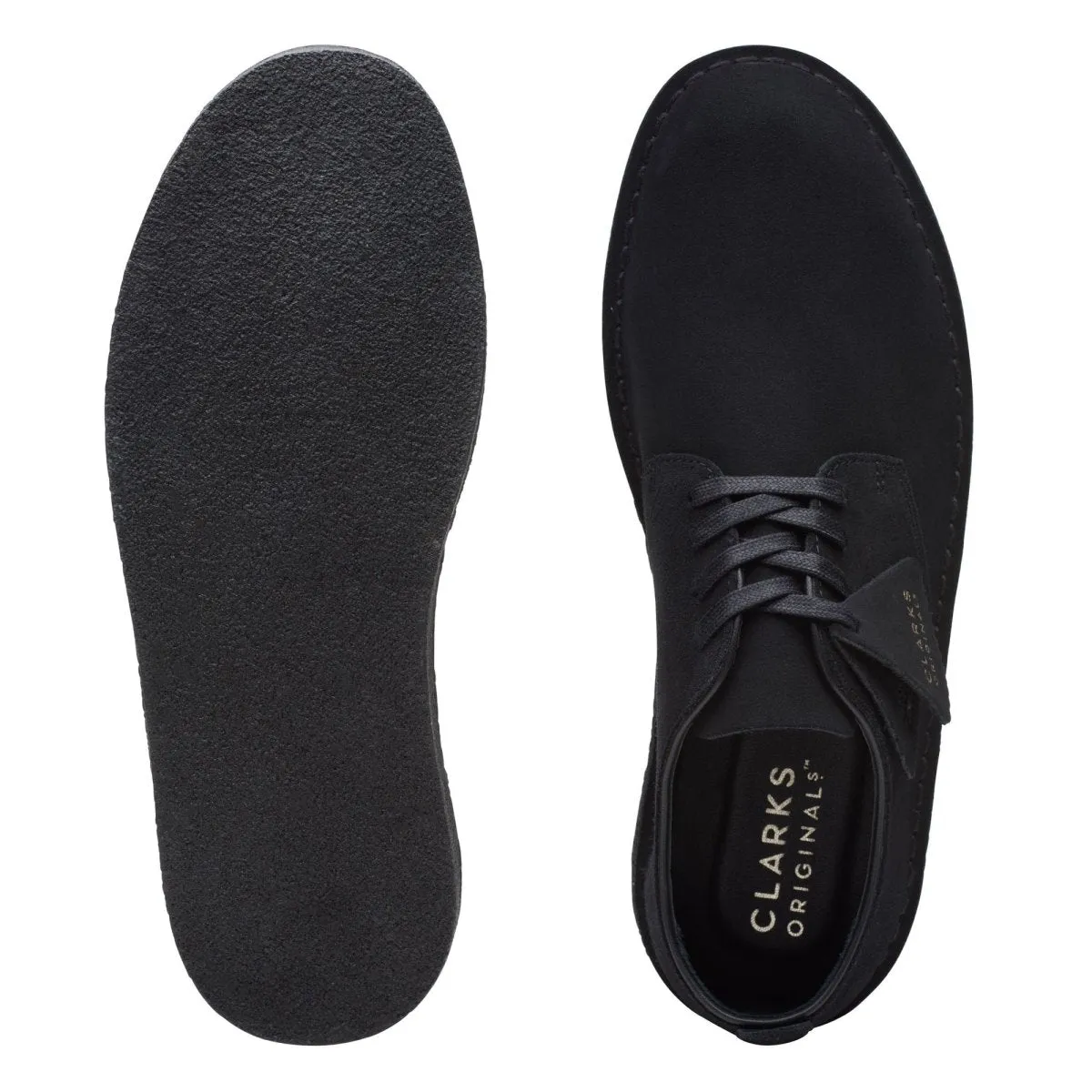 Clarks Coal London 1219 Black Suede