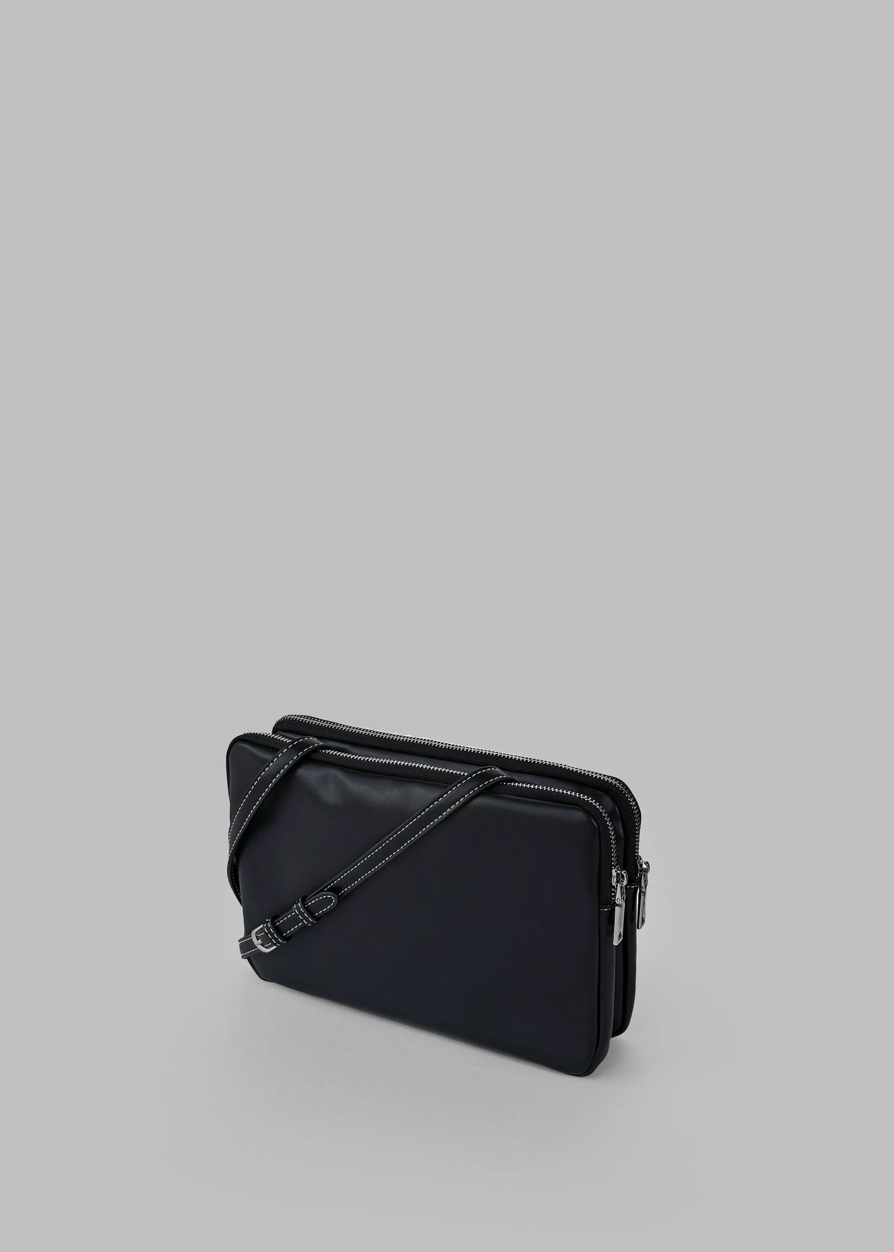 Colby Square Zip Bag - Black