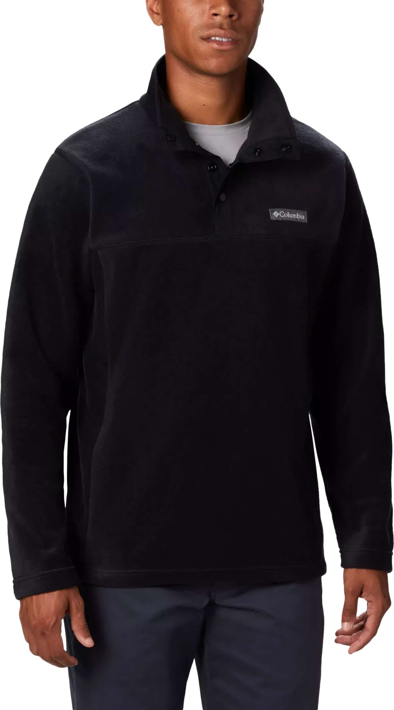 Columbia Men's Steens Mountain Half Snap Black | Buy Columbia Men's Steens Mountain Half Snap Black here | Outnorth