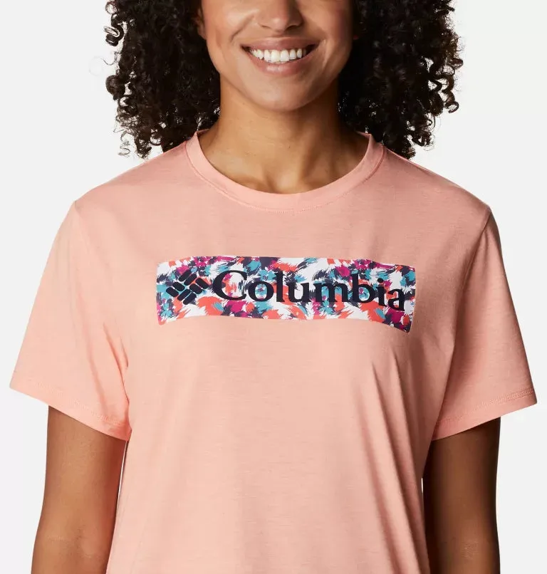 Columbia Womens Sun Trek SS Graphic Tee