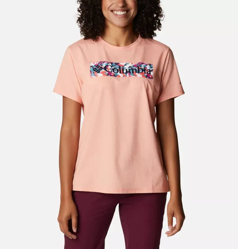 Columbia Womens Sun Trek SS Graphic Tee