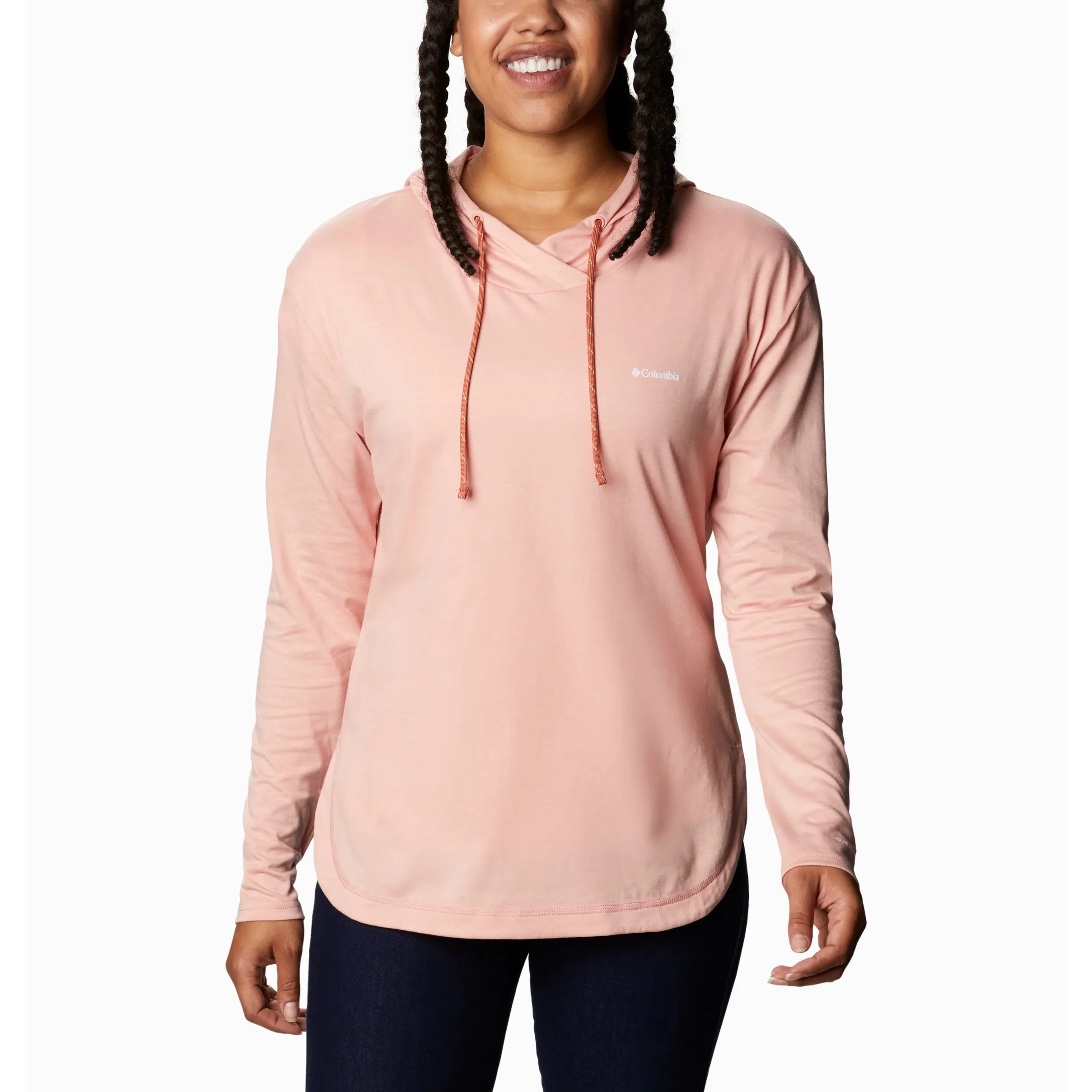 Columbia Women's Sun Trek Eu Hooded Pullover Faux Pink | Buy Columbia Women's Sun Trek Eu Hooded Pullover Faux Pink he