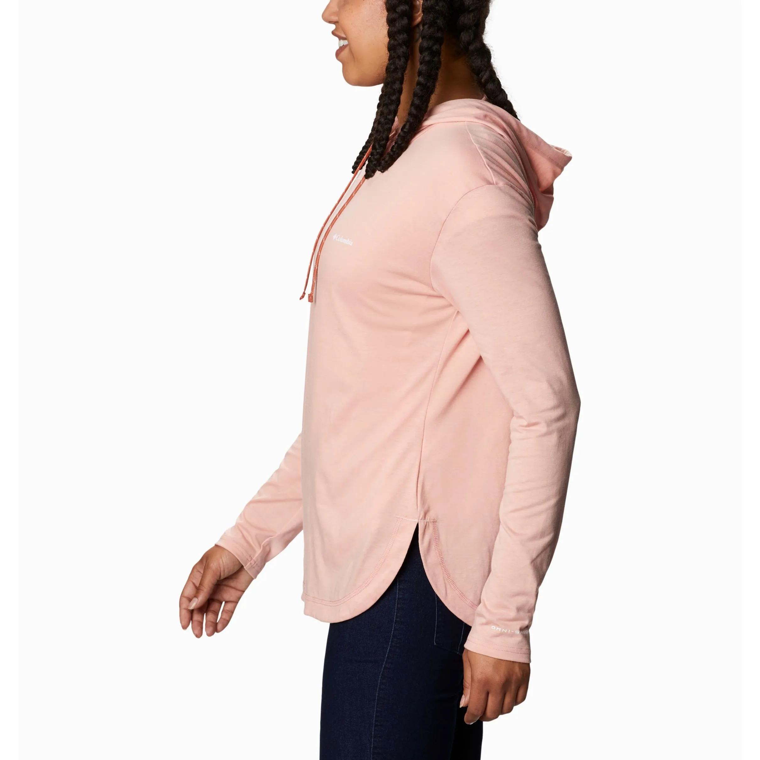 Columbia Women's Sun Trek Eu Hooded Pullover Faux Pink | Buy Columbia Women's Sun Trek Eu Hooded Pullover Faux Pink he