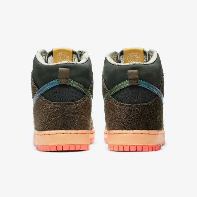 Concepts x nike dunk high pro sb (turdunken/ tan brown/ rattan/ parachute beige/ orange chalk/ baroq