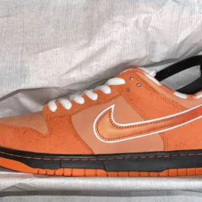 Concepts x nike sb dunk low orange lobster