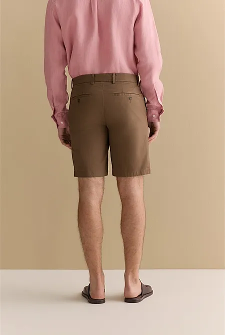 Cotton Twill Chino Short