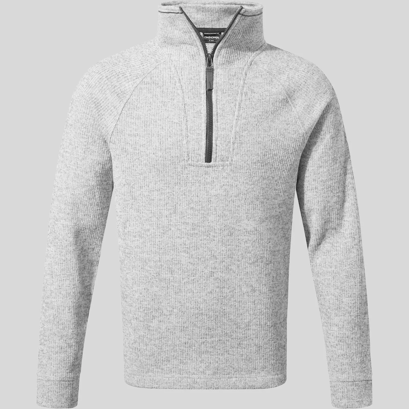 Craghoppers Mens Wole Half Zip High Collar Pullover Fleece