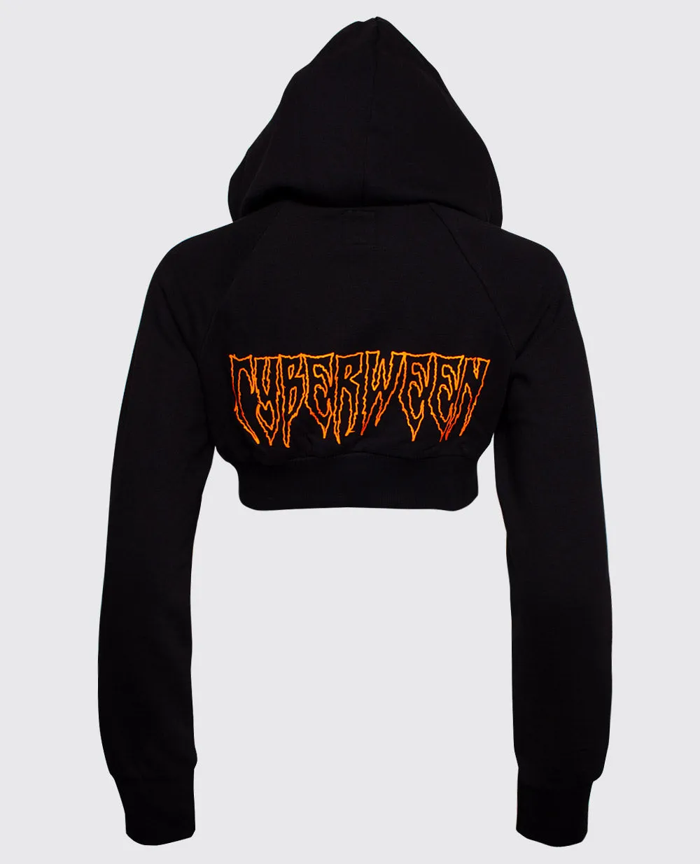 CYBERWEEN LOGO CROP HOODIE