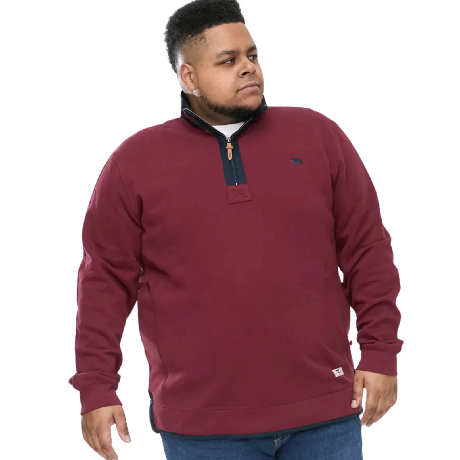 D555 Mens Hiraldo Big & Tall Half Zip Pullover Fleece