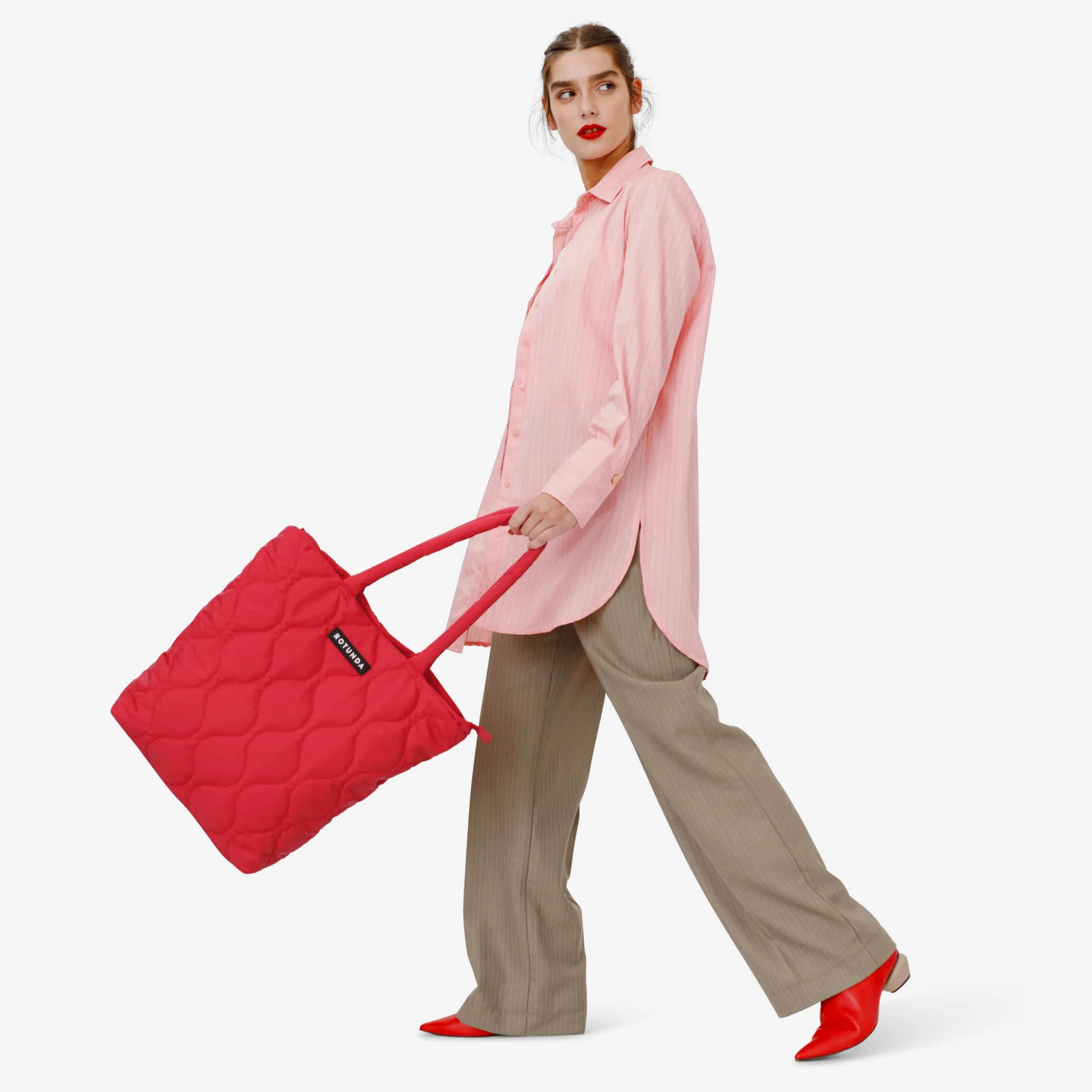 Daira Classic Tote Red