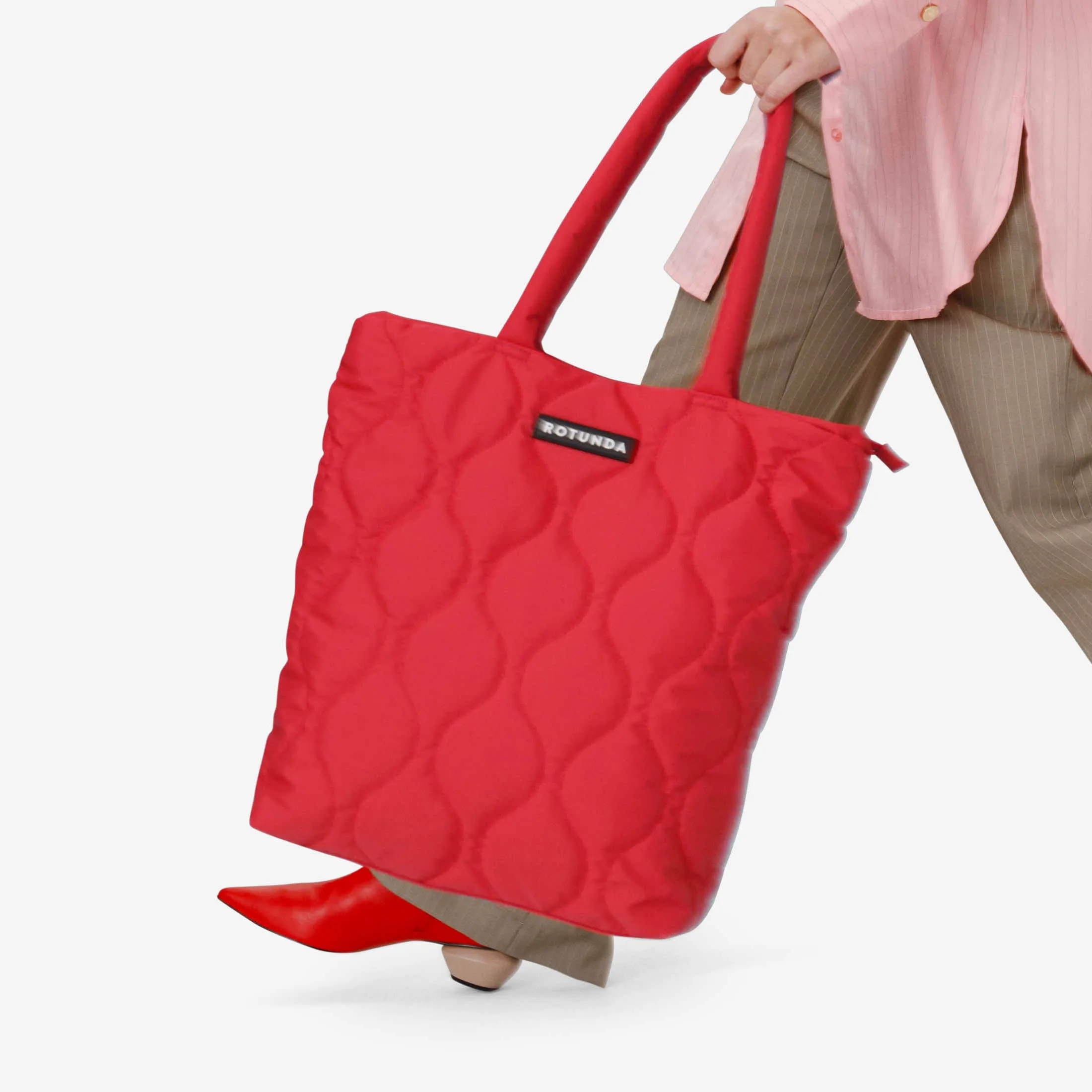 Daira Classic Tote Red