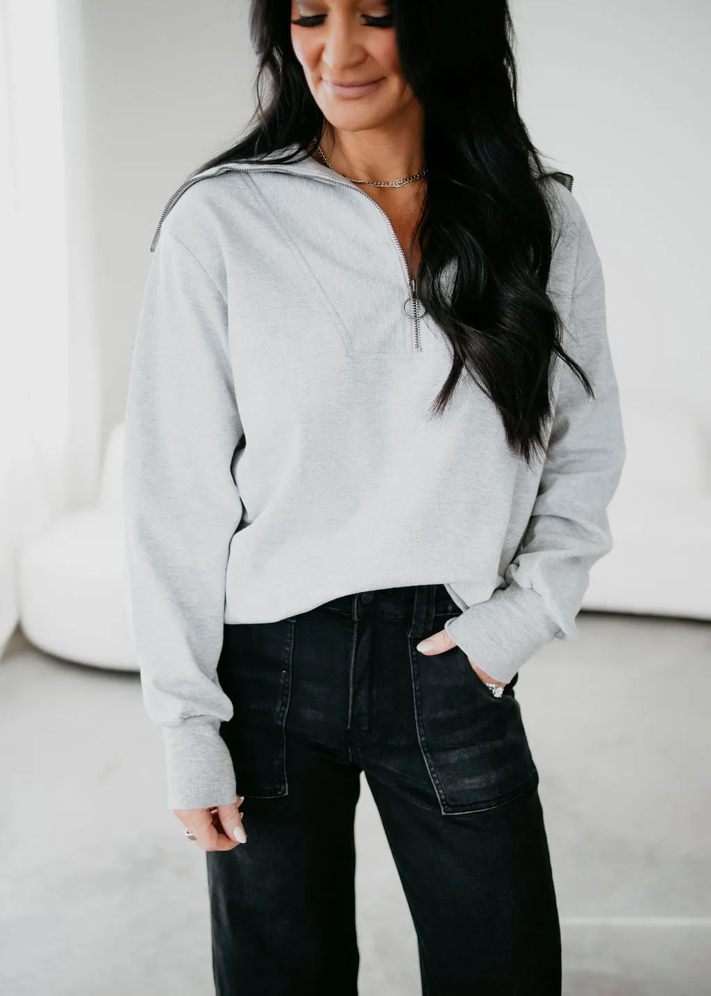 Danelle Half Zip Pullover