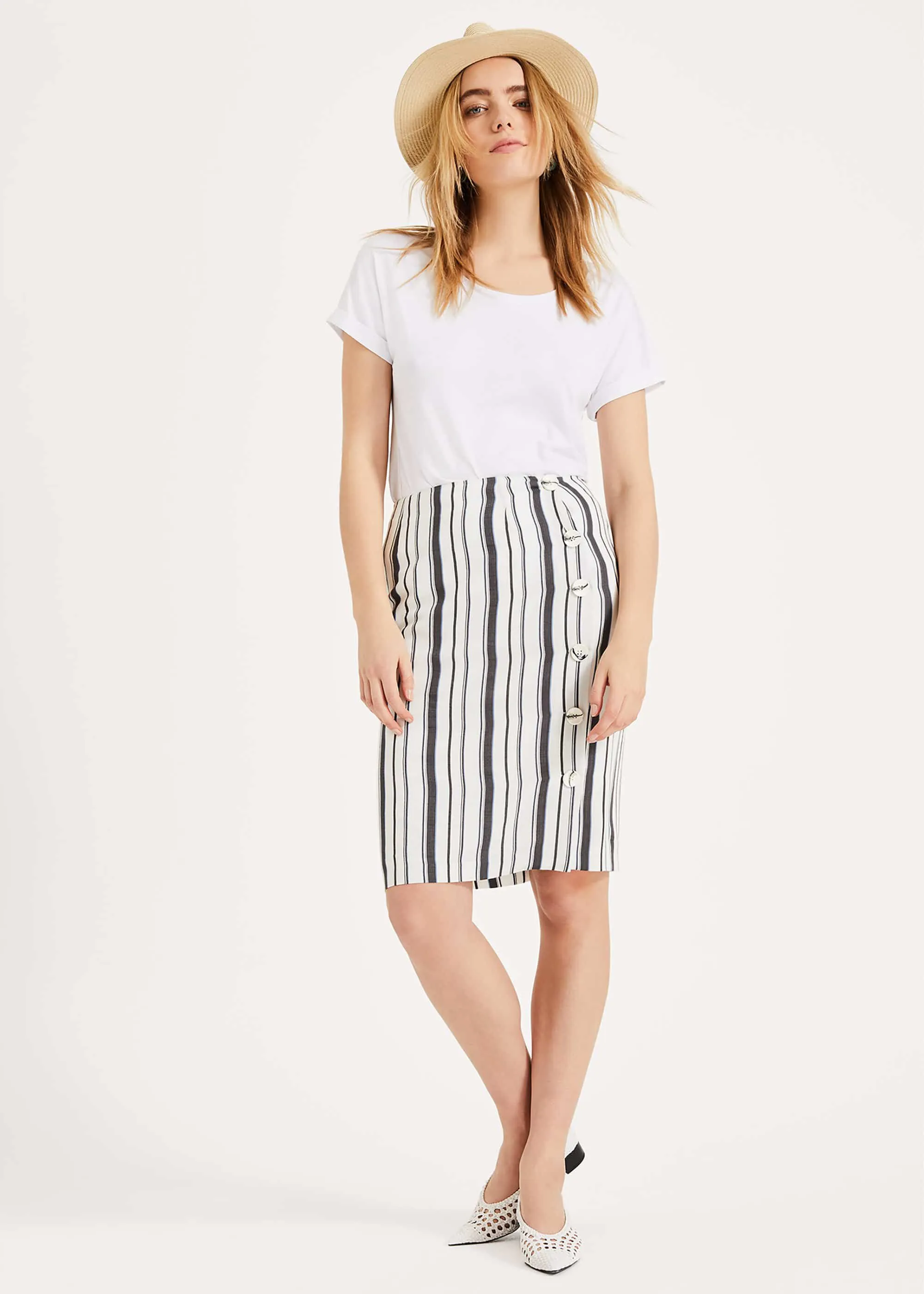 Dinah Stripe Skirt