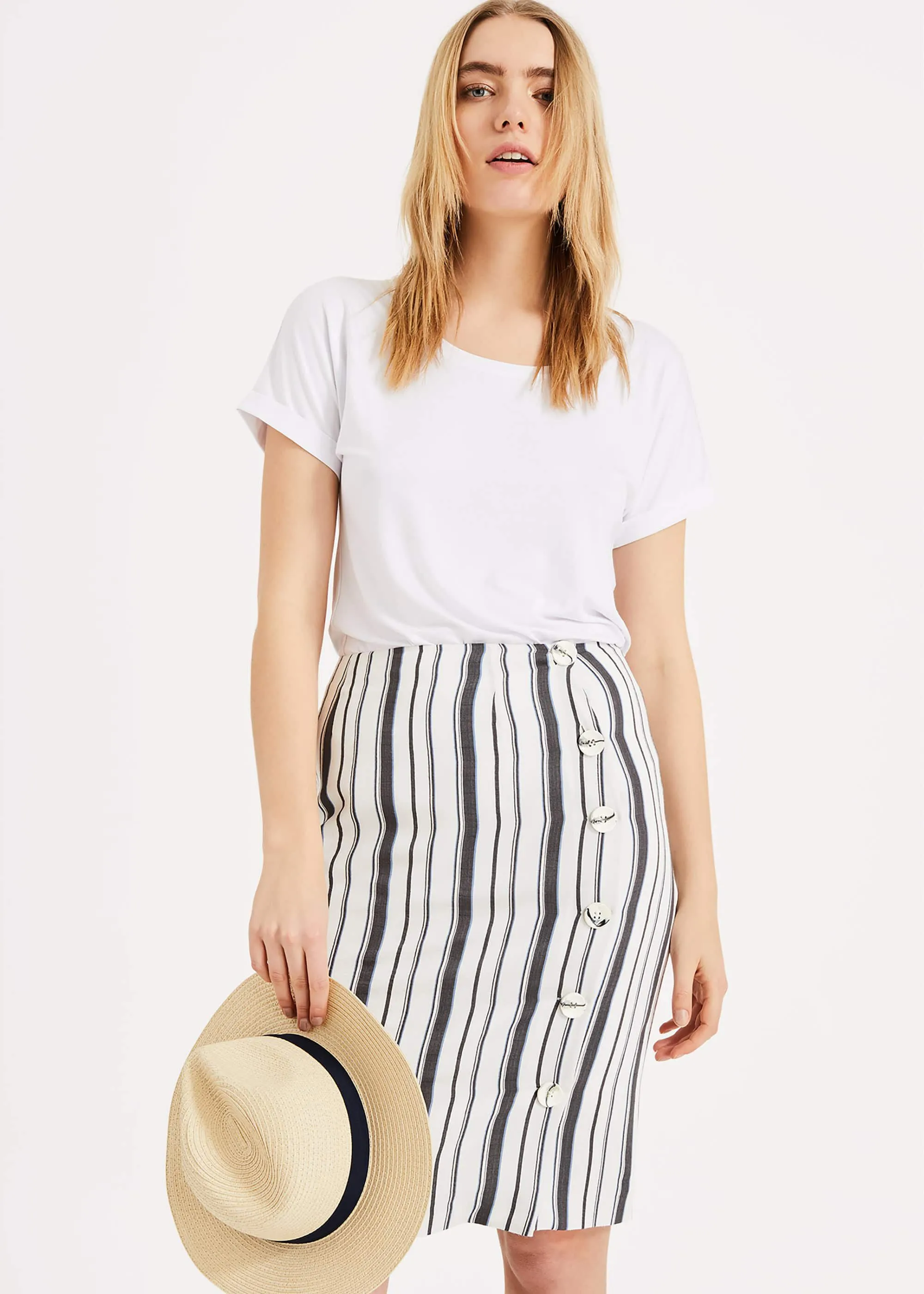 Dinah Stripe Skirt