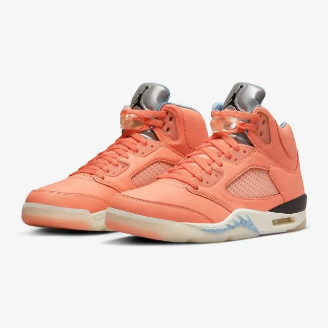 Dj khaled x nike air jordan 5 retro (we the best crimson bliss/ orange/ leche blue/ sail) men us 8-1