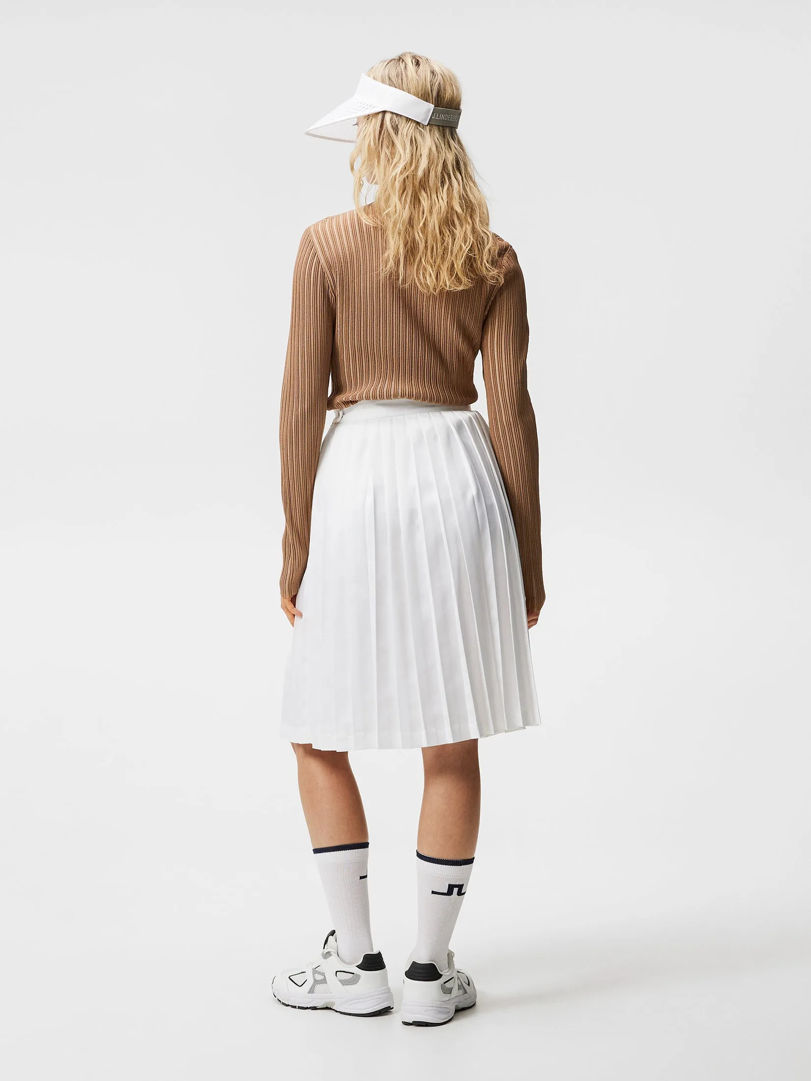 Dorothea Pleated Skirt / White